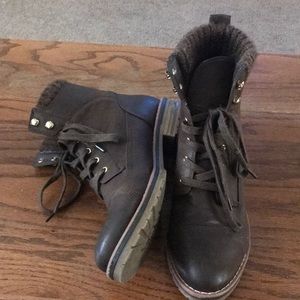 Tommy Hilfiger lace up brown a ankle boot